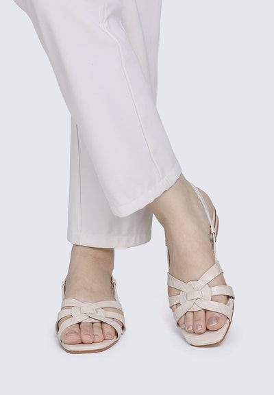Finley Comfy Sandals In Almond