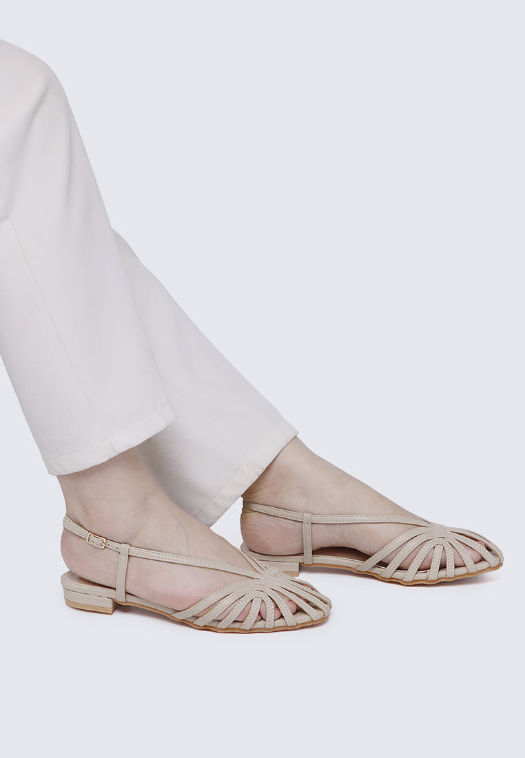 Terra Comfy Sandals In Almond