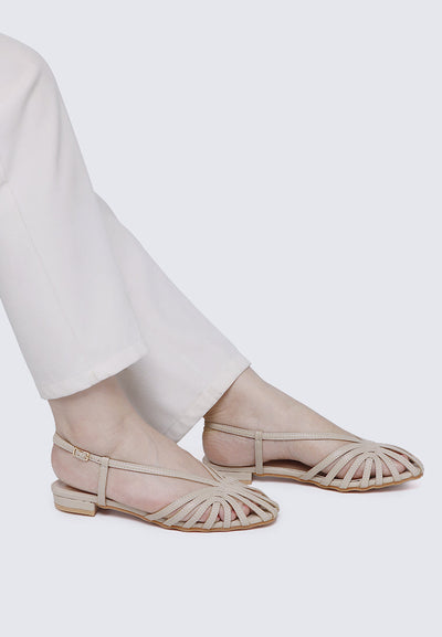 Terra Comfy Sandals In Almond