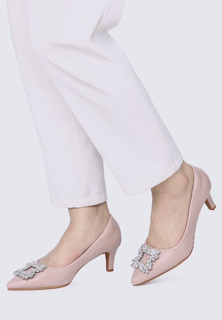 Casey Comfy Pumps In Nude Pink