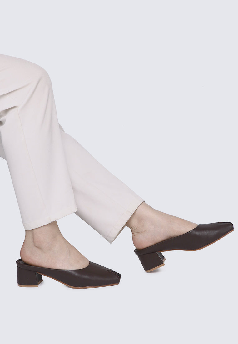 Lani Comfy Heels In Espresso