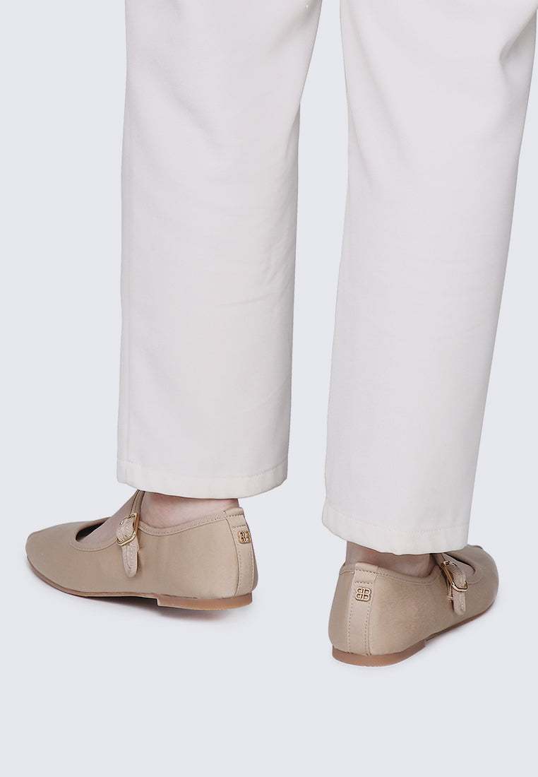 Faye FlexFit Comfy Ballerina In Khaki