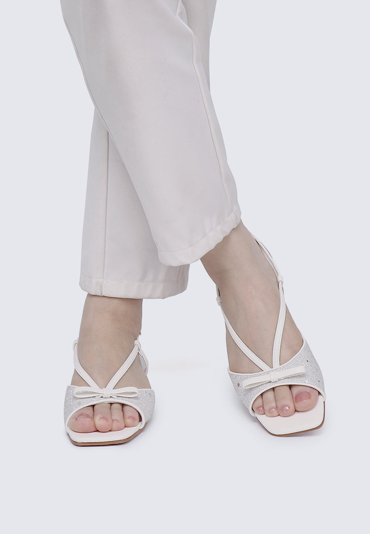 Ophelia Comfy Sandals In Ivory