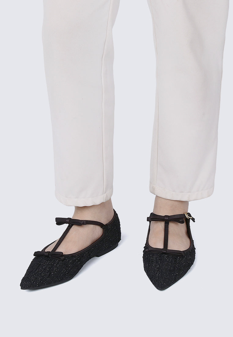 Adelaide Comfy Ballerina In Black