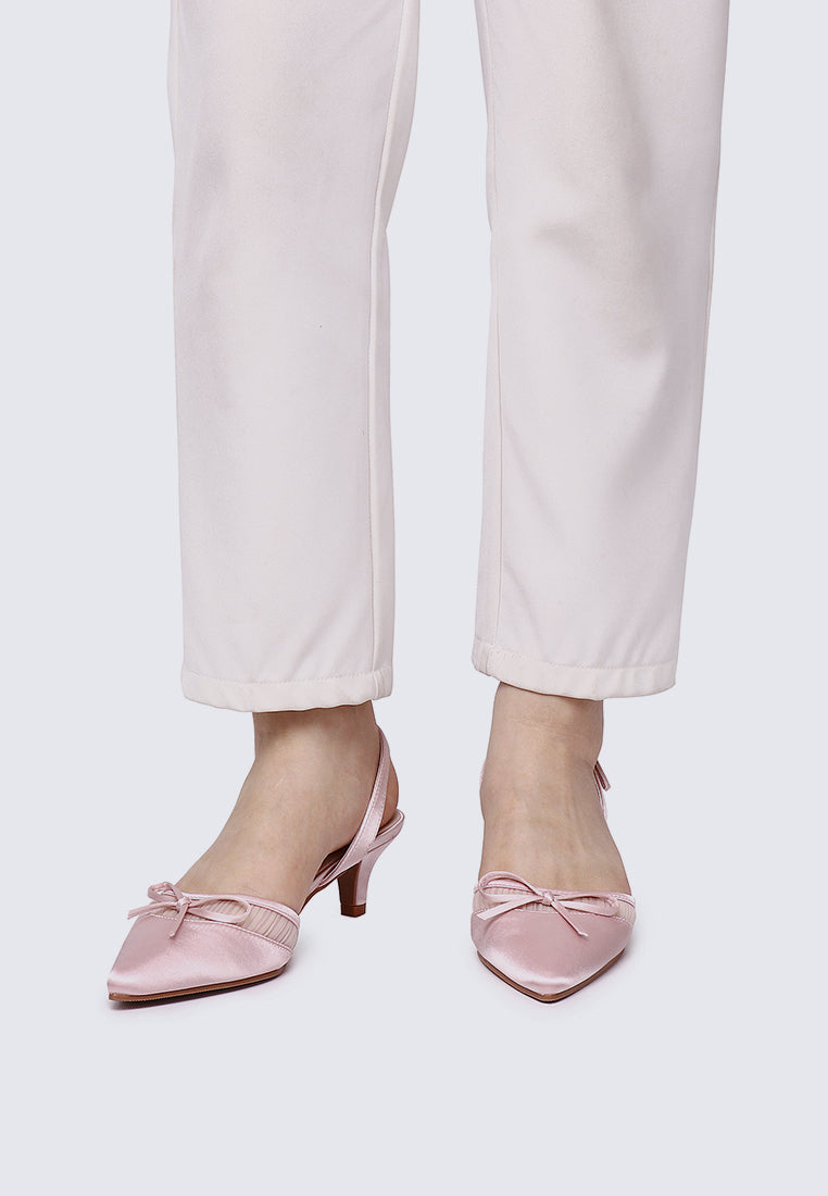 Ivelle Comfy Heels in Pink