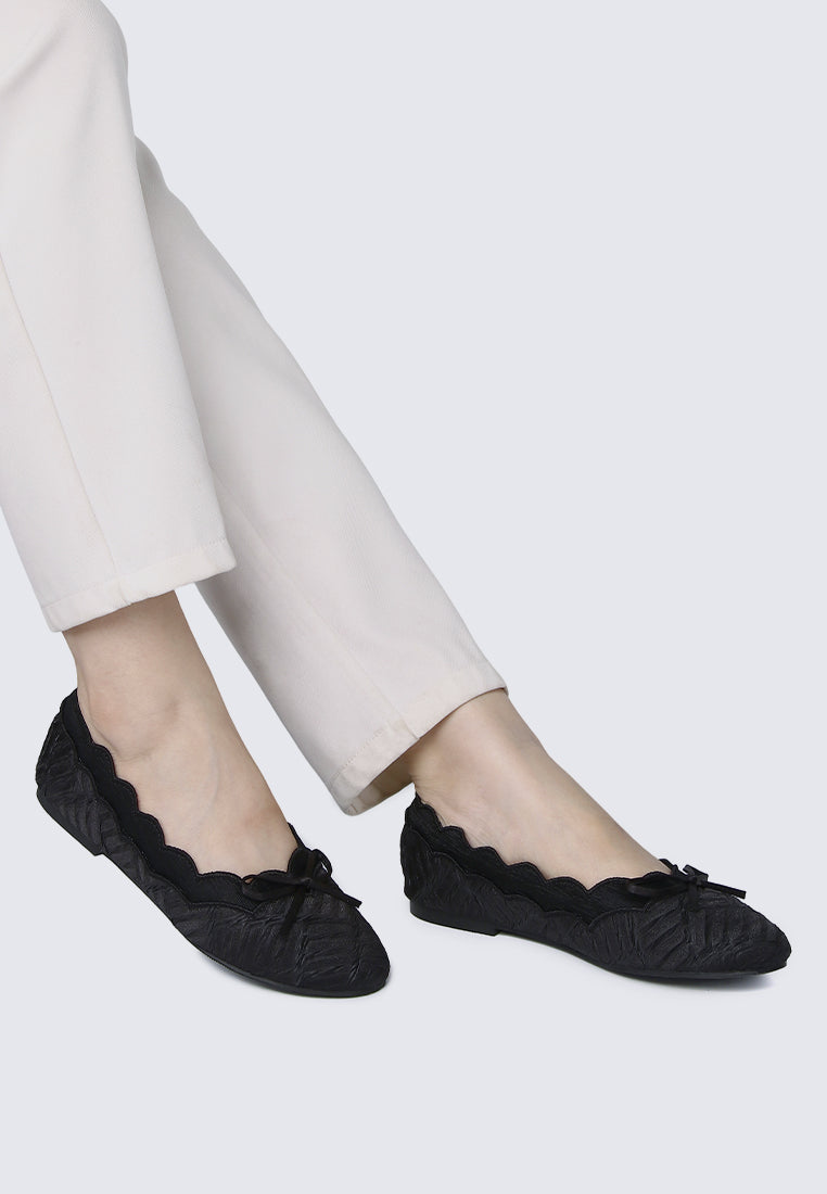 Beatrix Comfy Ballerina In Black