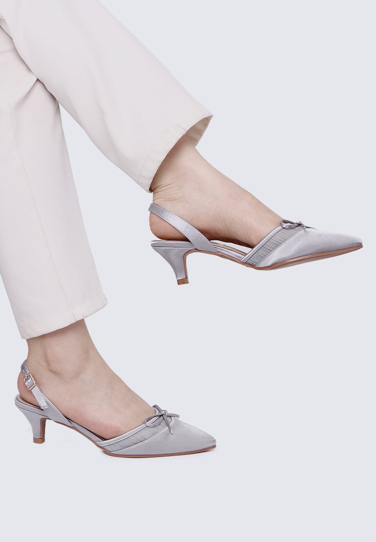 Ivelle Comfy Heels in  Dusty Blue