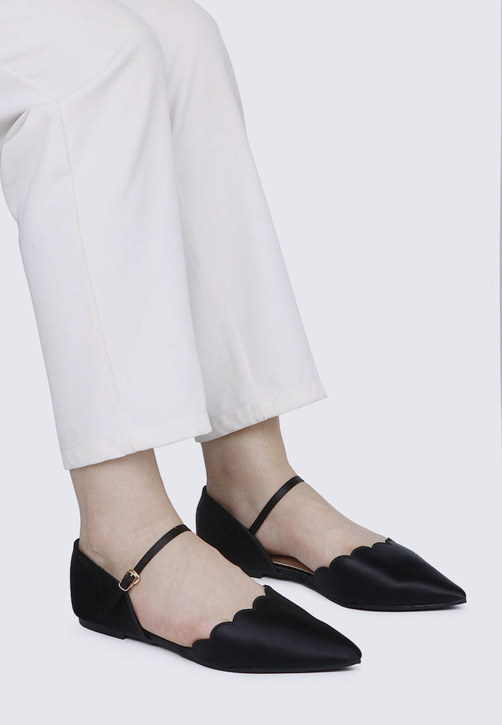 Azzurra Comfy Ballerina In Charcoal
