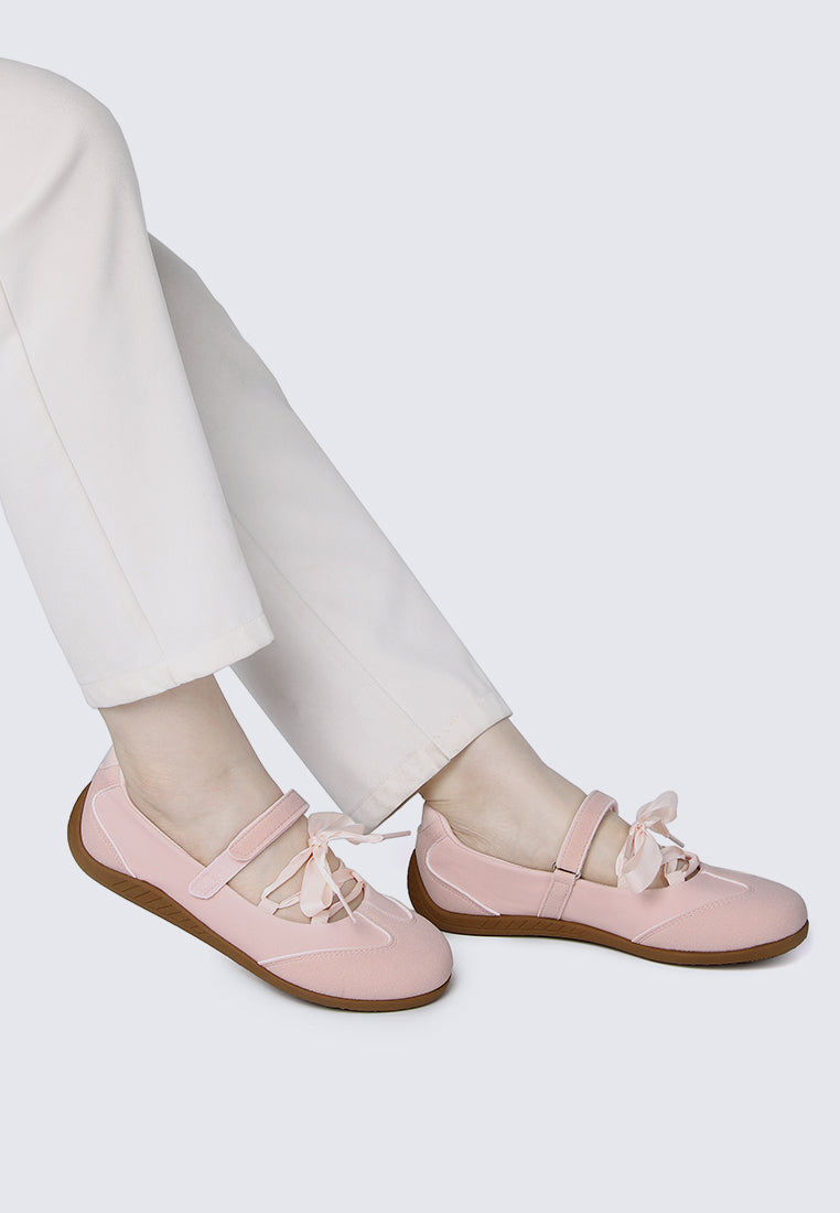 Luluna Comfy Ballet Sneakers In Pink