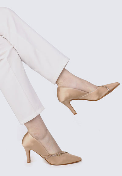 Nicole Comfy Pumps In Champagne