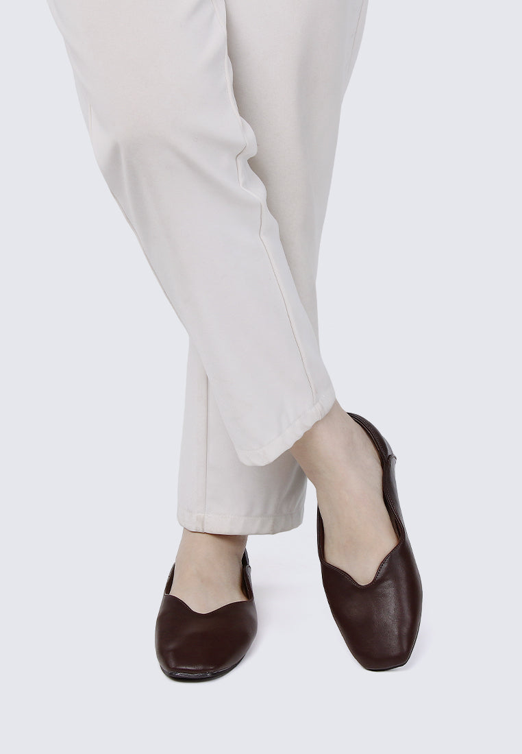 Etta Comfy Ballerina In Espresso