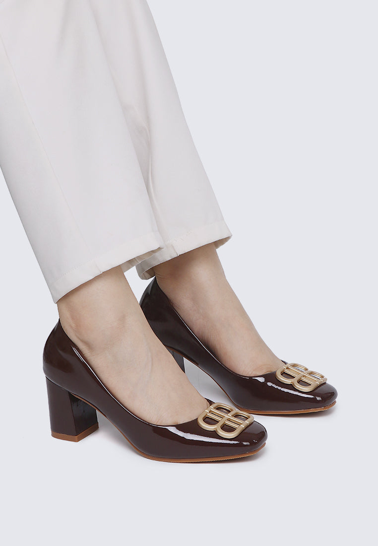 Phyllis Comfy Heels In Espresso