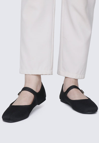 Faye FlexFit Comfy Ballerina In Black