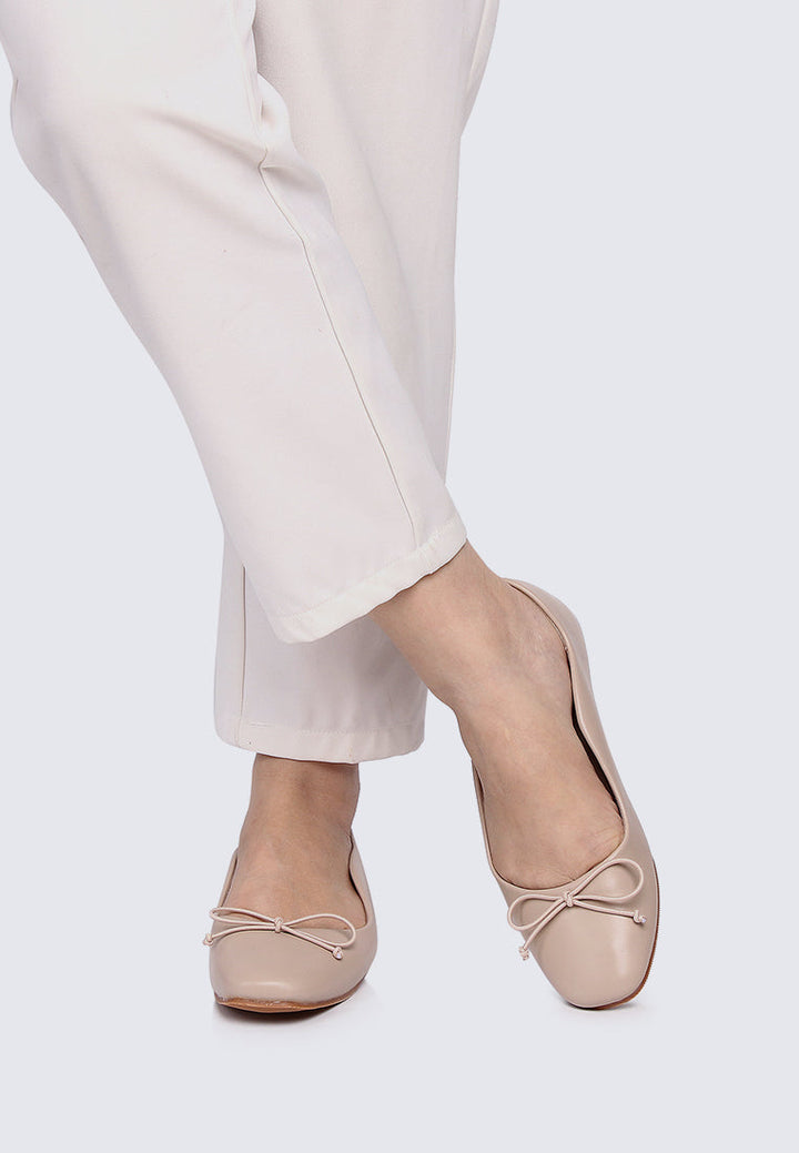 Dorra Comfy Ballerina In Almond