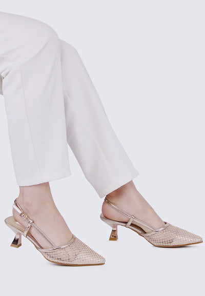 Gwen Comfy Heels In Pink