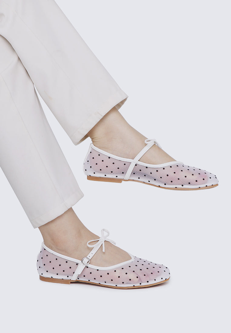 Lilou Comfy Ballerina In White