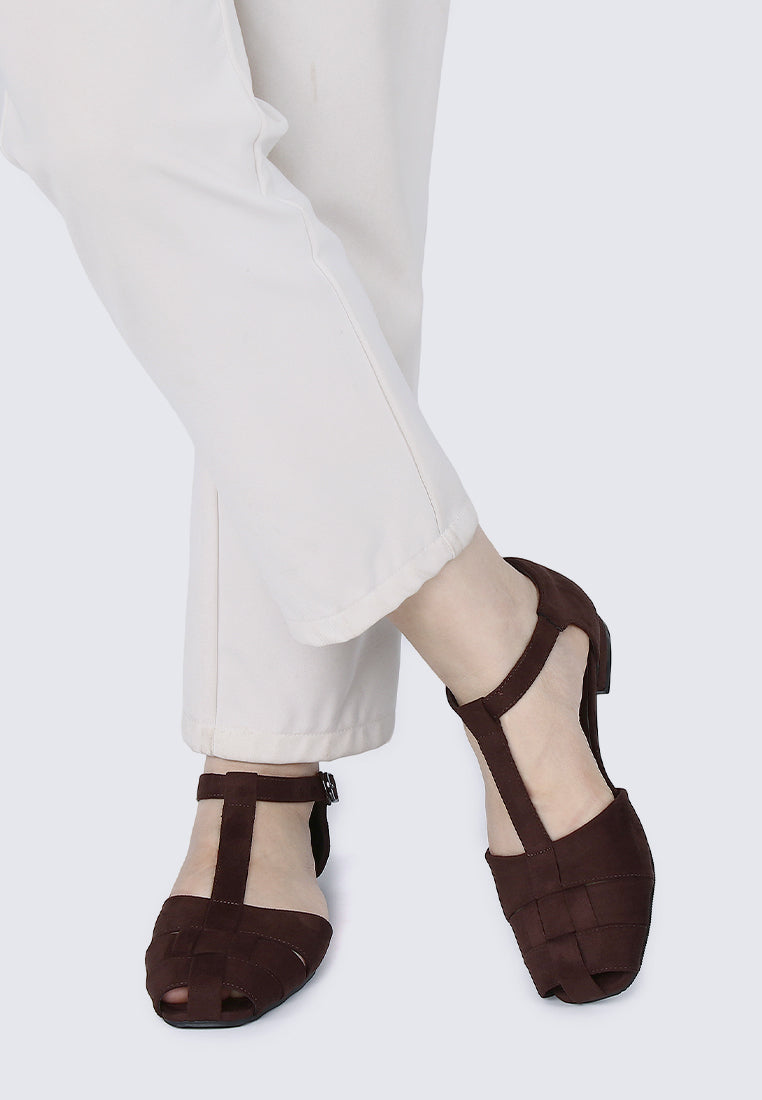 Mozzy Comfy Sandals In Espresso
