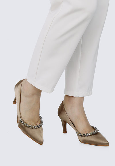 Gisele Comfy Pumps In Bronze