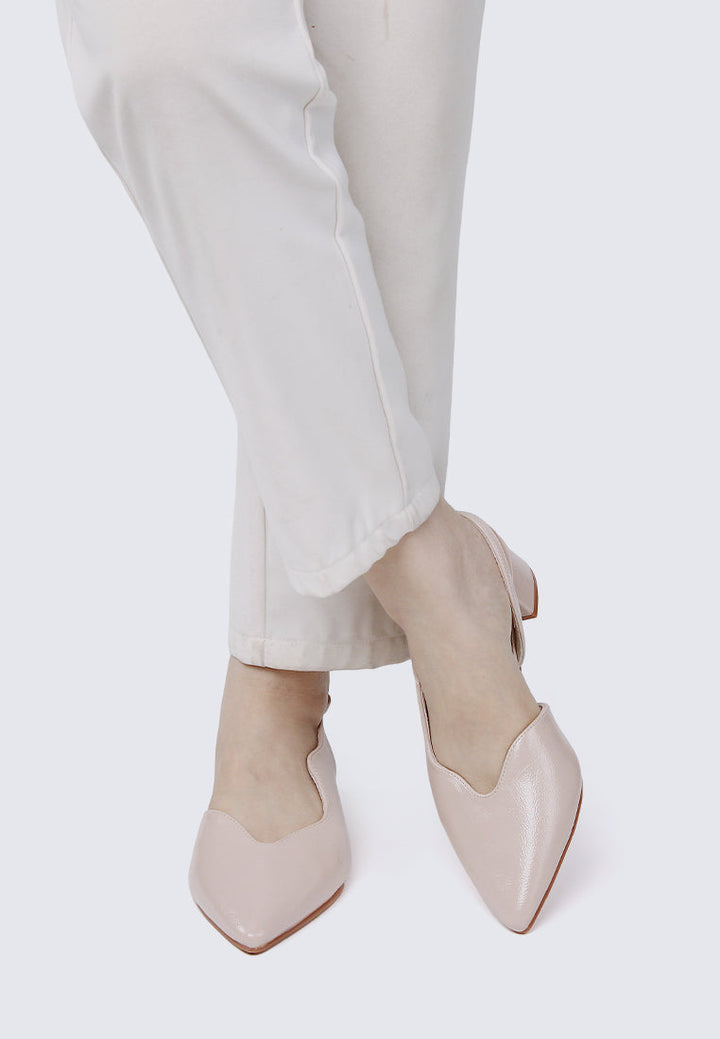 Linnea Ultra WideFit Comfy Heels In Almond