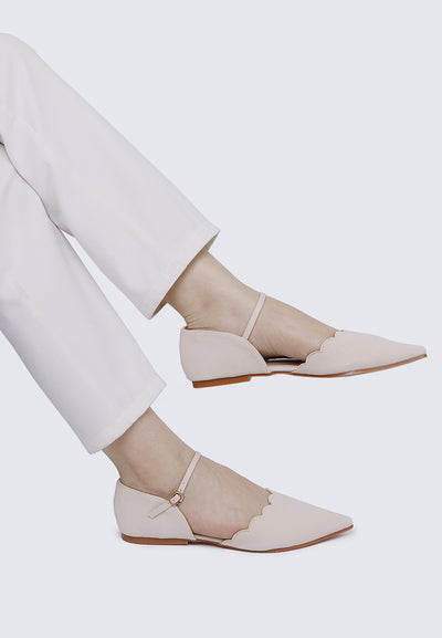 Azzurra Comfy Ballerina In Nude