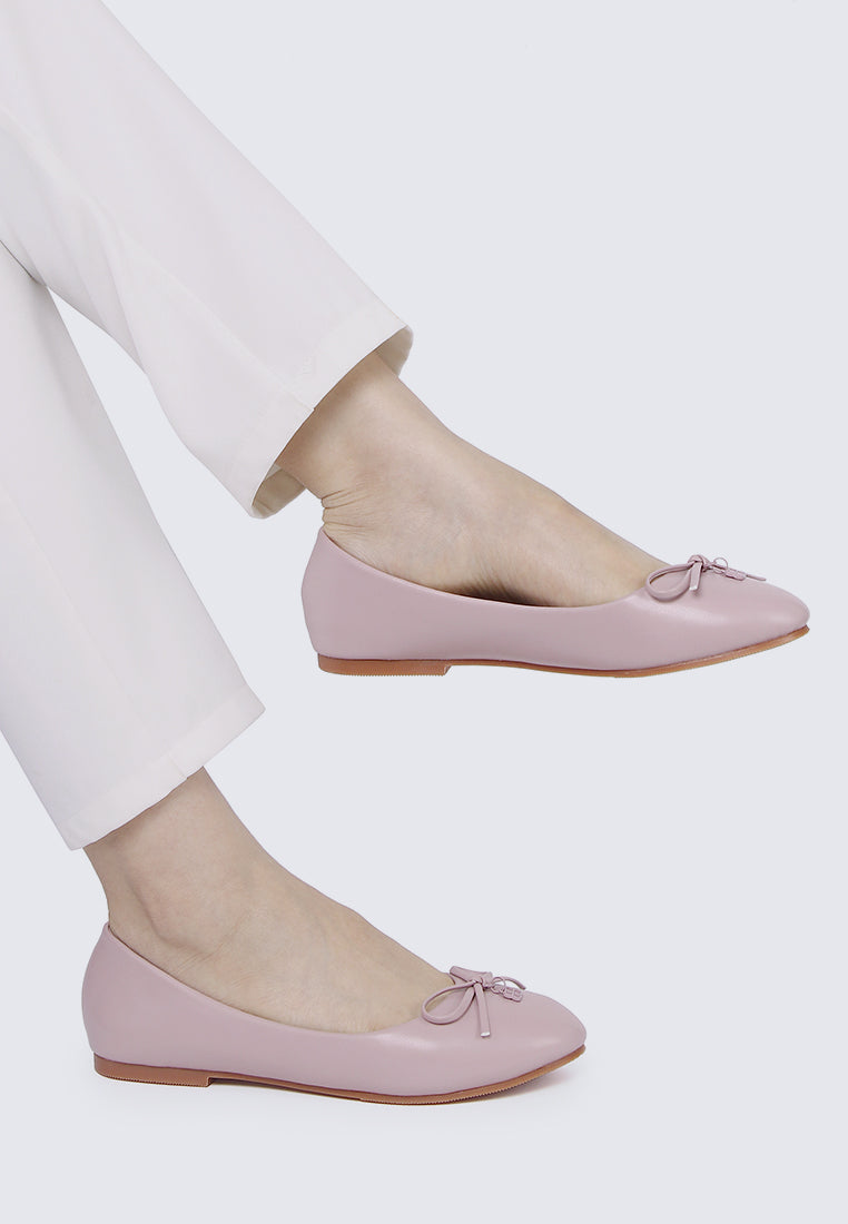 Briony Comfy Ballerina In Pink