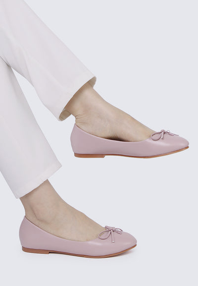 Briony Comfy Ballerina In Pink