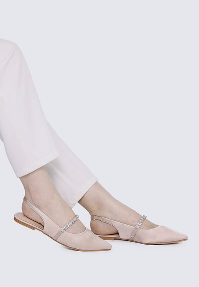 Carina Comfy Ballerina In Almond
