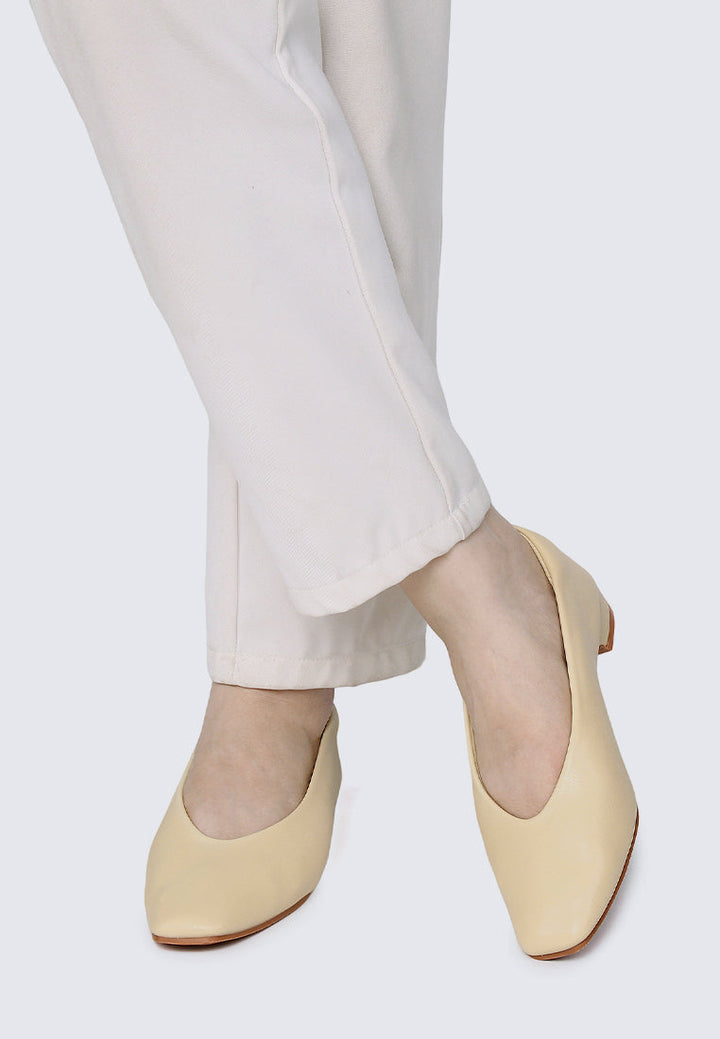 Priscilla Comfy Heels In Butter