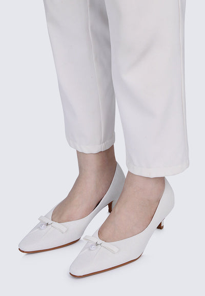 Perla Comfy Pumps In Ivory
