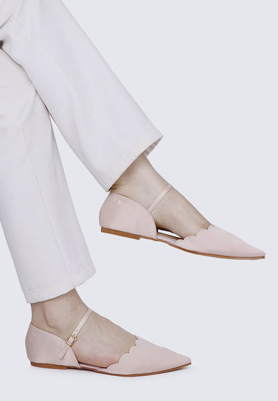 Azzurra Comfy Ballerina In Beige