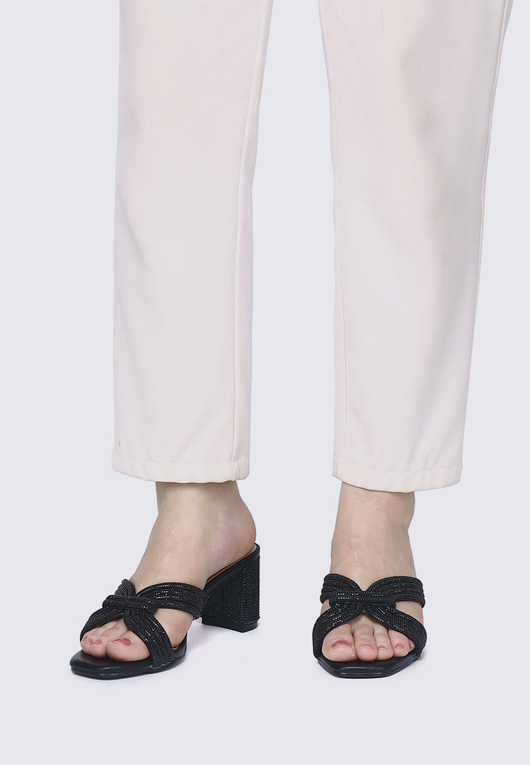 Suri Comfy Heels In Black
