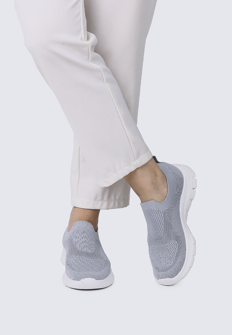 WalkEase Comfy Sneakers In Grey
