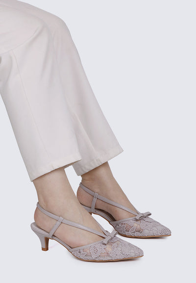 Colette Comfy Heels In Lilac