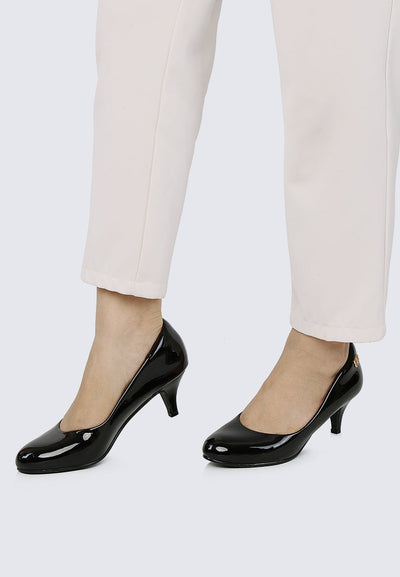 Cindy WideFit Comfy Pumps In Black