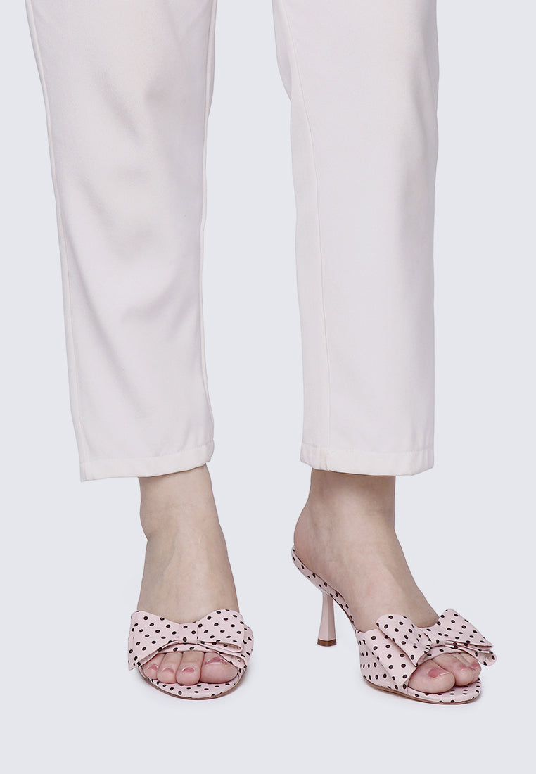Polina Comfy Heels In Pink