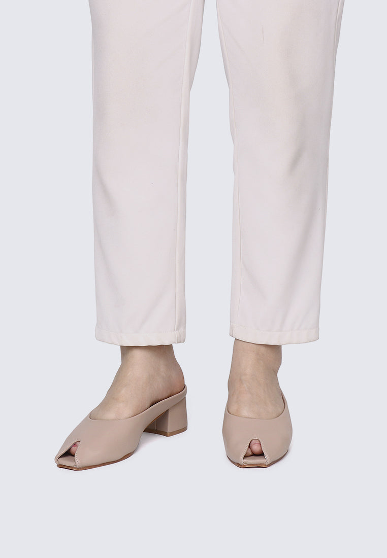 Lani Comfy Heels In Nude