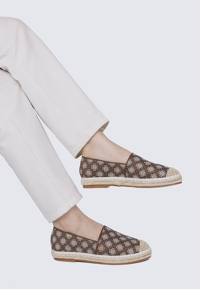 Salsya Comfy Espadrilles In Espresso