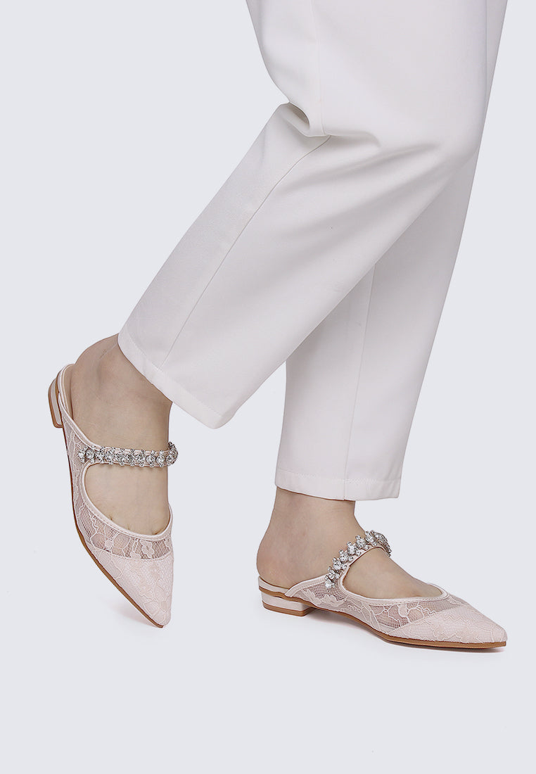 Celinne Comfy Heels In Blush