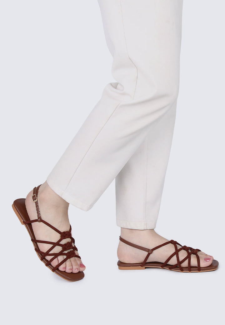 Naomi Comfy Sandals In Brown