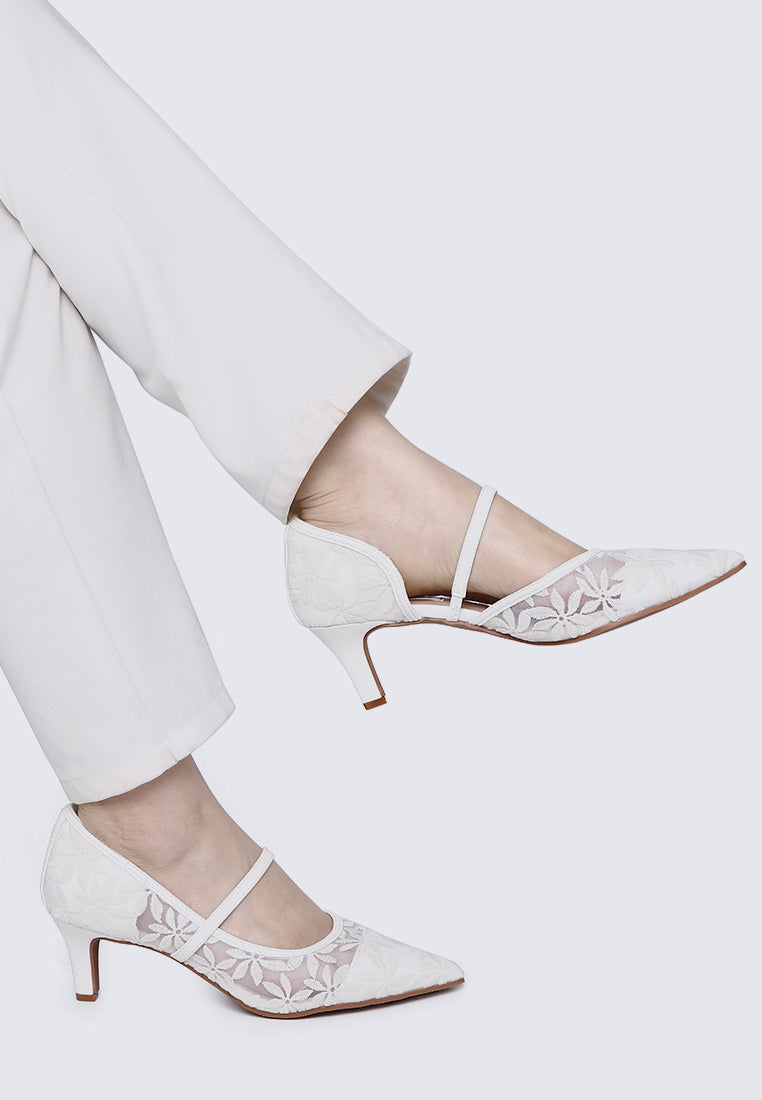 Oriah Comfy Heels In Beige