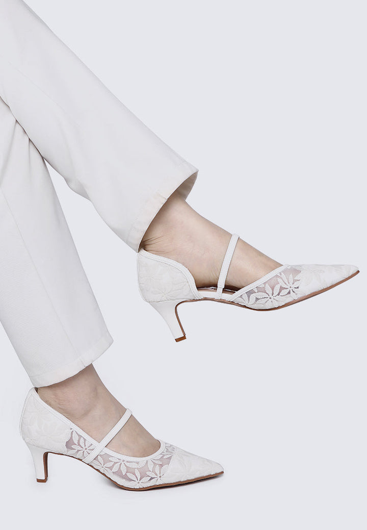 Oriah Comfy Heels In Beige