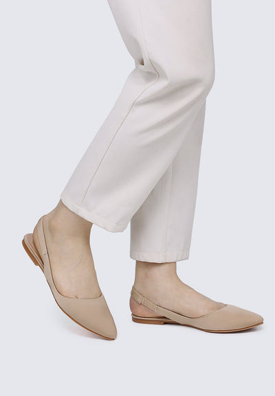 Kate Comfy Ballerina In Taupe