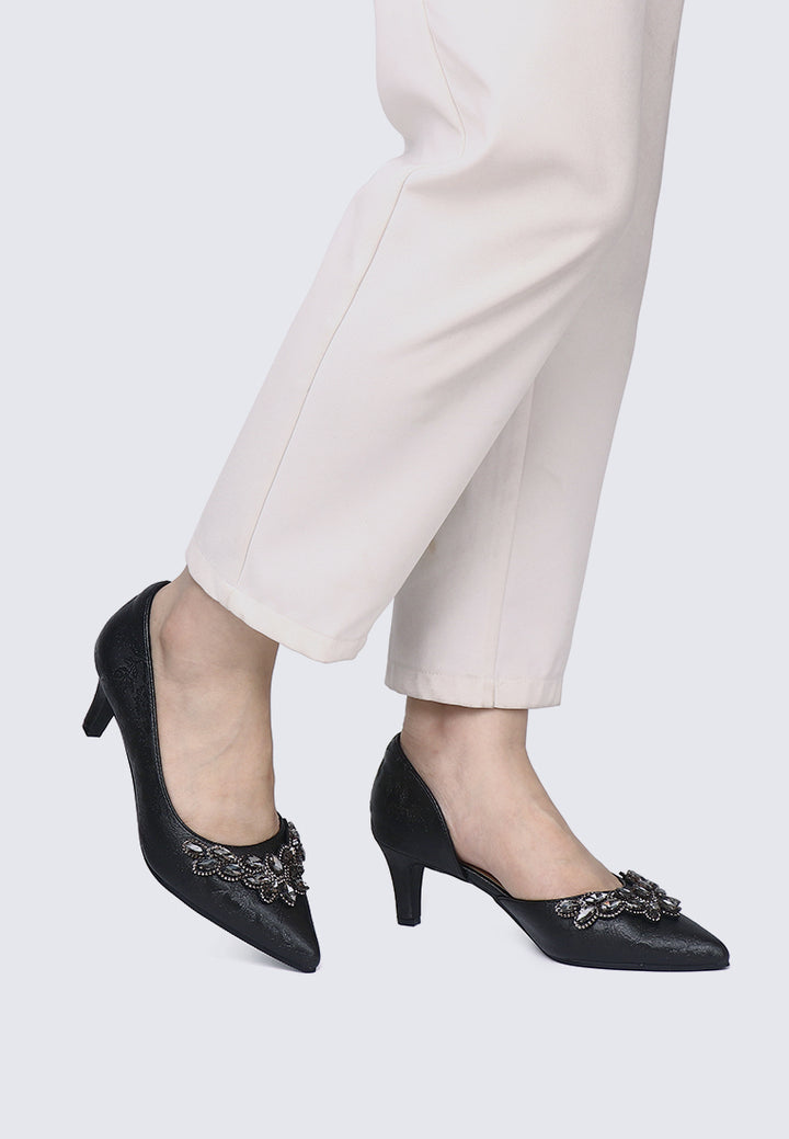 Mirelle Comfy Heels In Black