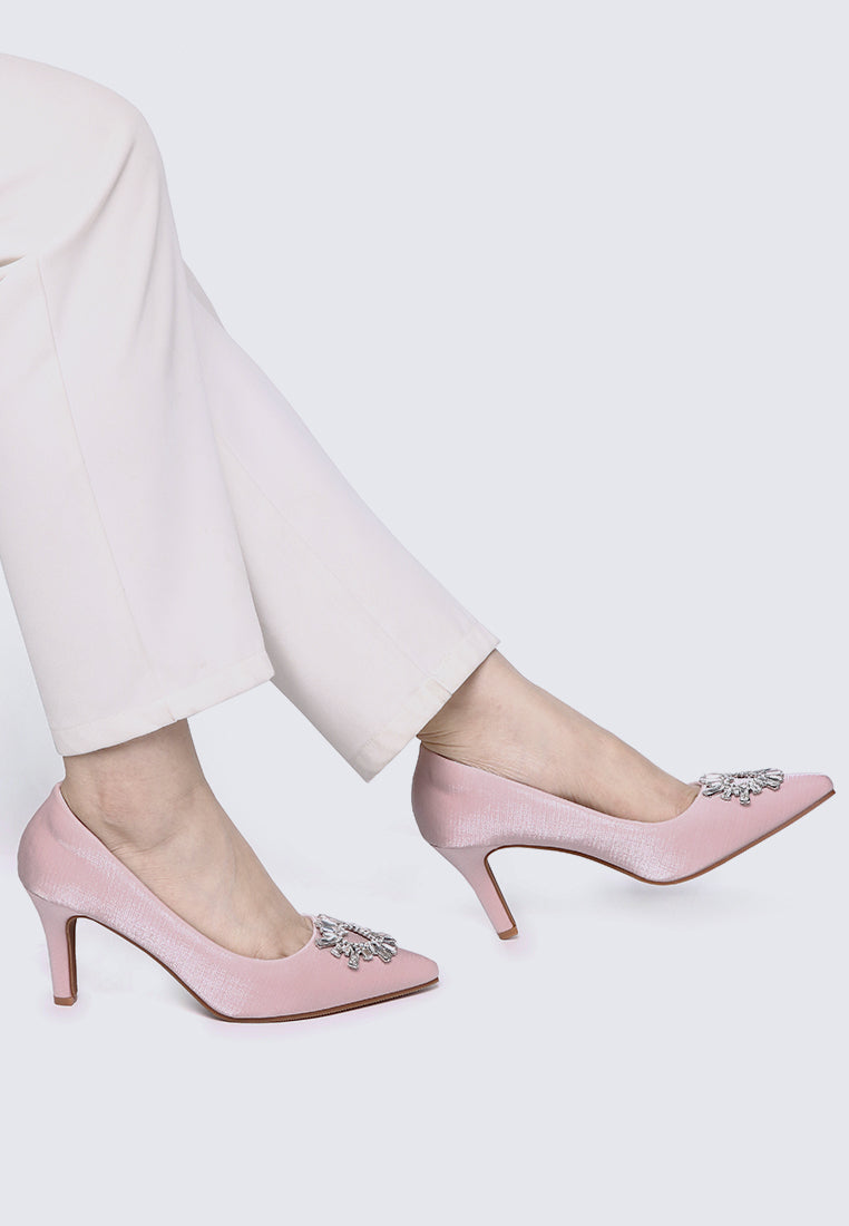 Heartina Comfy Heels In In Pink