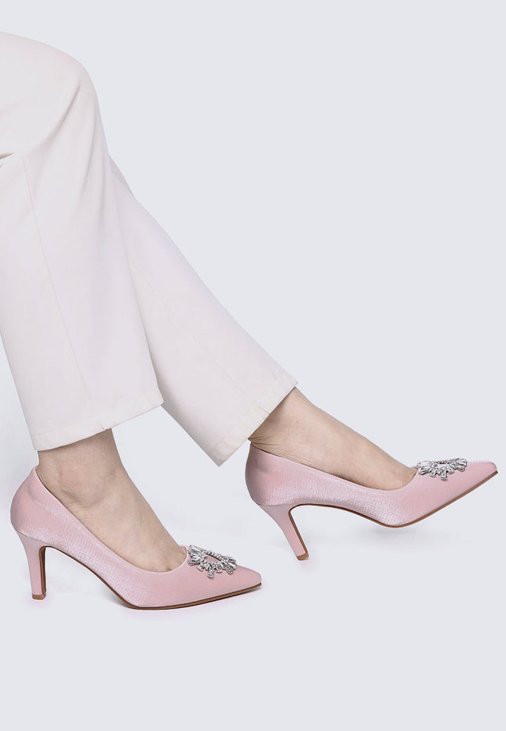 Heartina Comfy Heels In In Pink
