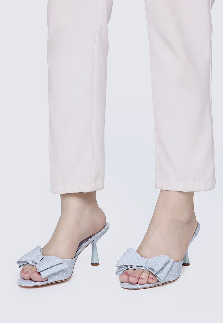 Polina Comfy Heels In Light Blue
