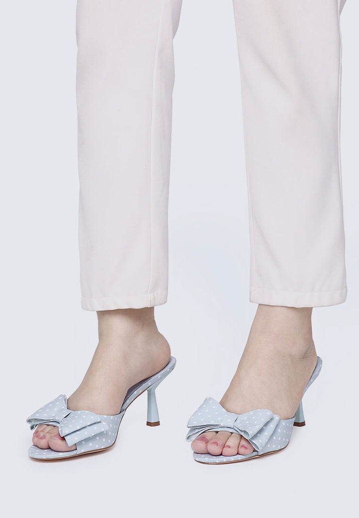 Polina Comfy Heels In Light Blue