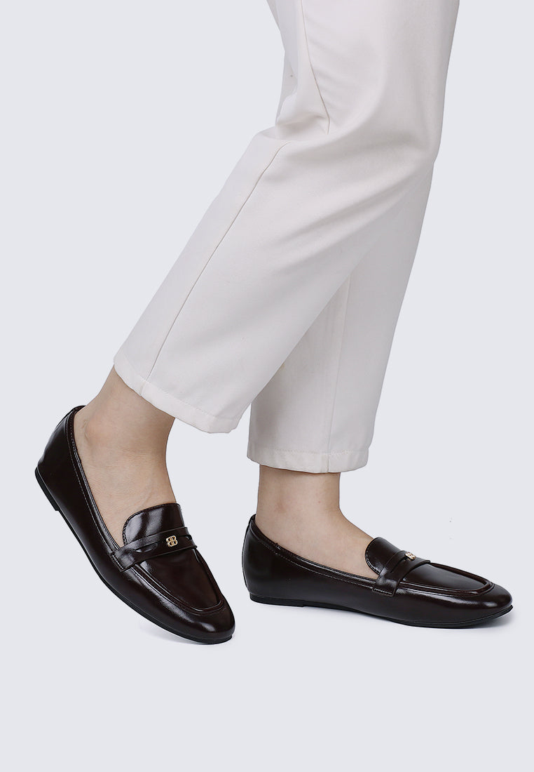 Noa Comfy Loafers In Espresso