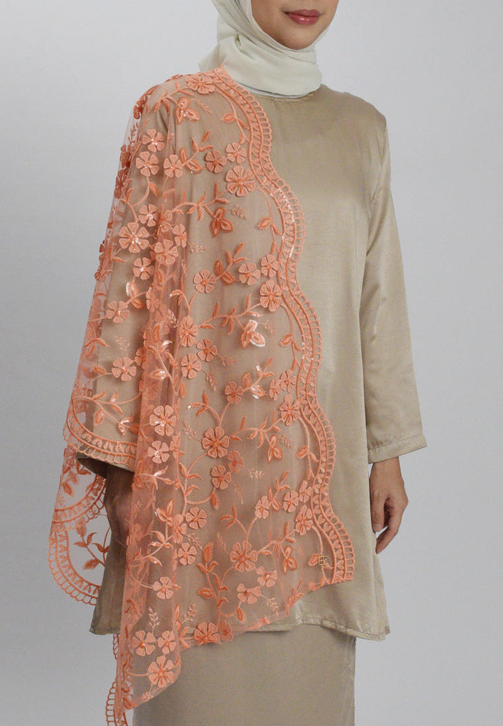 Senja Selendang Premium Scarves In Orange