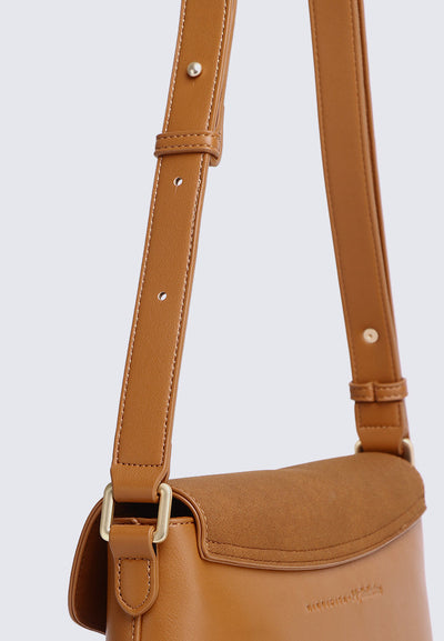 Mimpikita x My Ballerine Nara Shoulder Bag In Camel